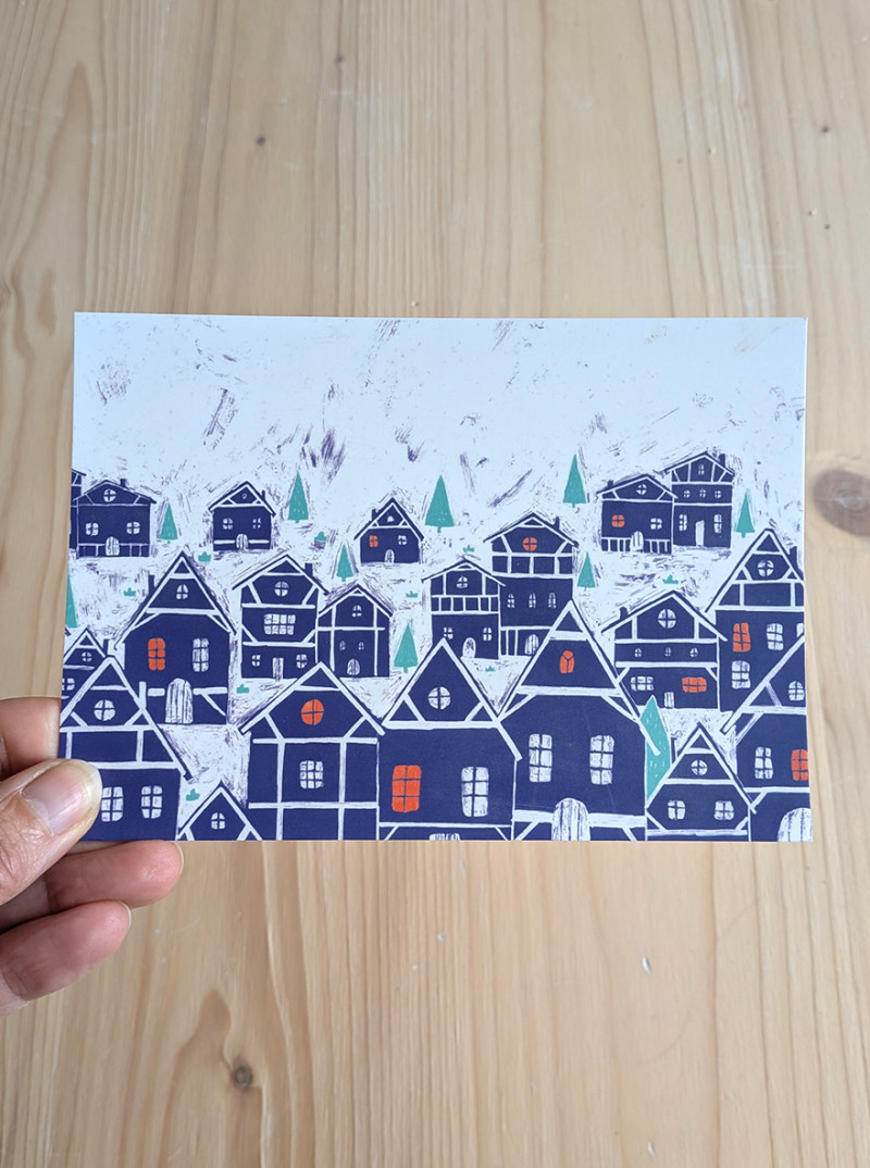 La ville carte postale par mélanie grandgirard - Image principale