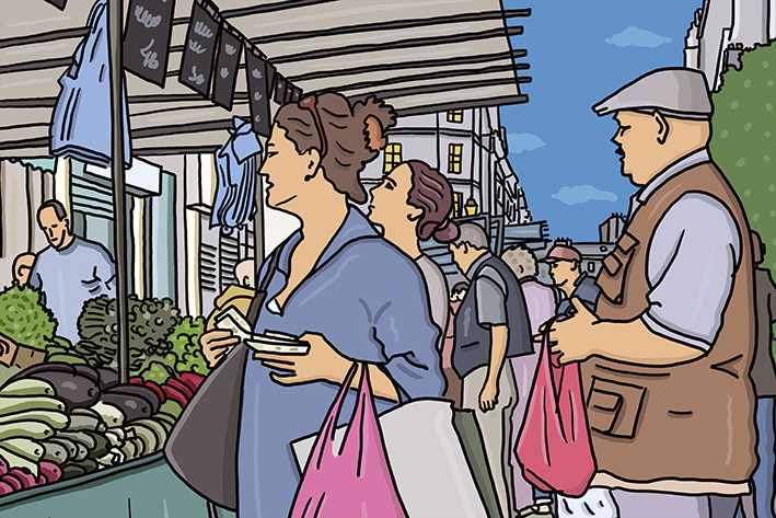 les légumes du marché - antoine meurant