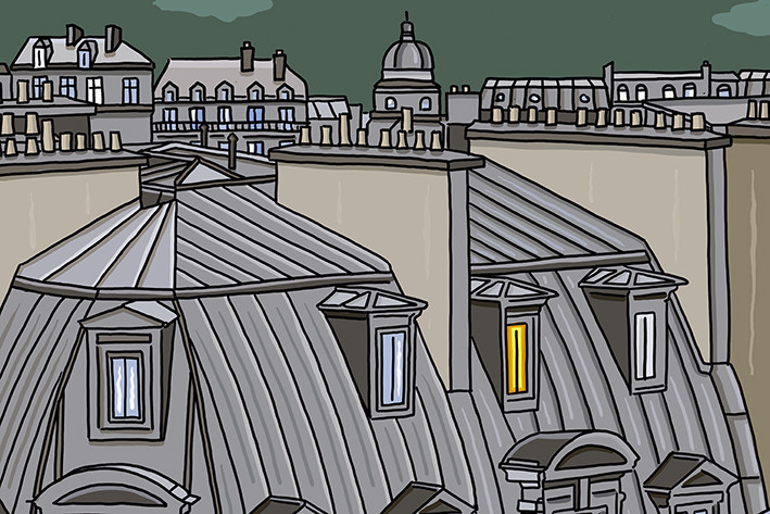 Toits parisiens - antoine meurant