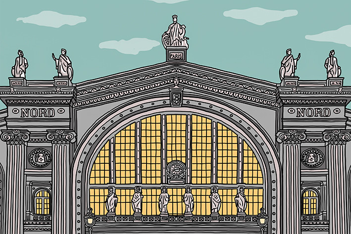 gare du nord - antoine meurant