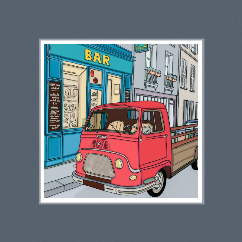 Camion rouge - antoine meurant