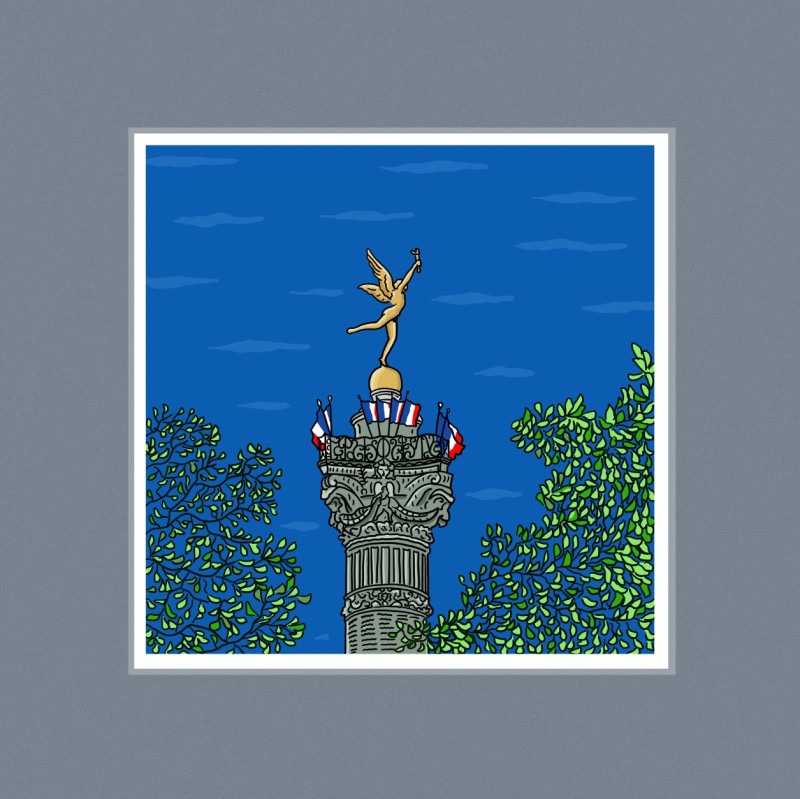 Le Génie de la bastille - antoine meurant
