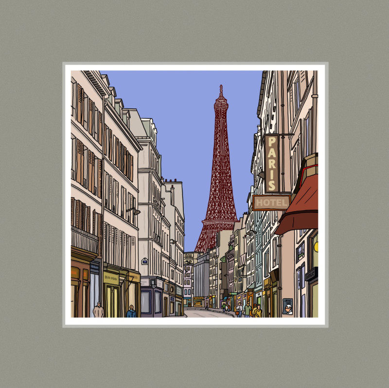 Rue de l'Université - Tour Eiffel - antoine meurant