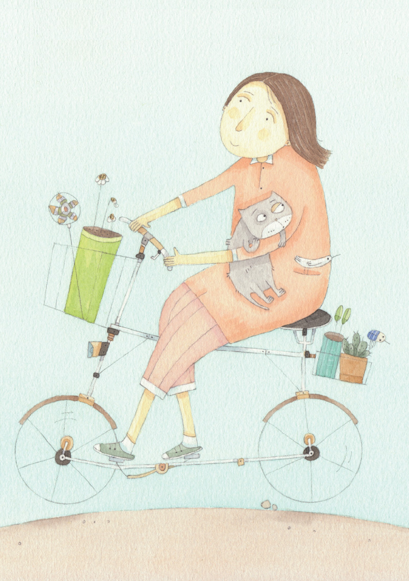 a vélo - Desternes Isabelle
